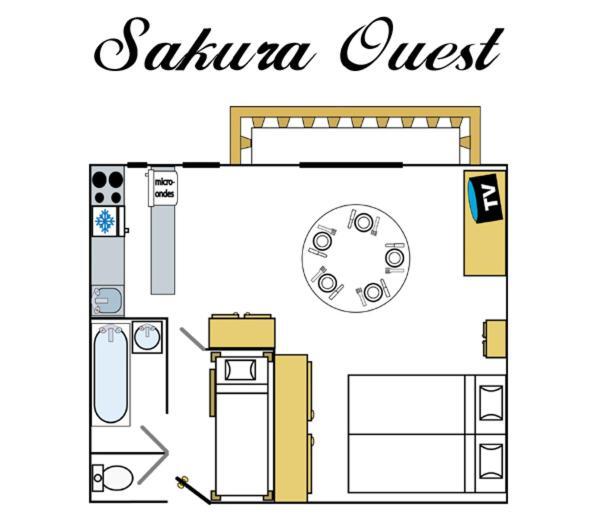 Residence Studio Sakura Val-dʼIsère 部屋 写真